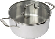 Frigidaire 12-Piece Tri-Ply Stainless Steel Cookware Set